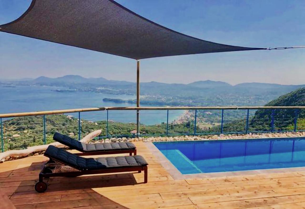 House Tanna: Corfiot Riviera Villa with Sea Views Spartylas Exterior photo